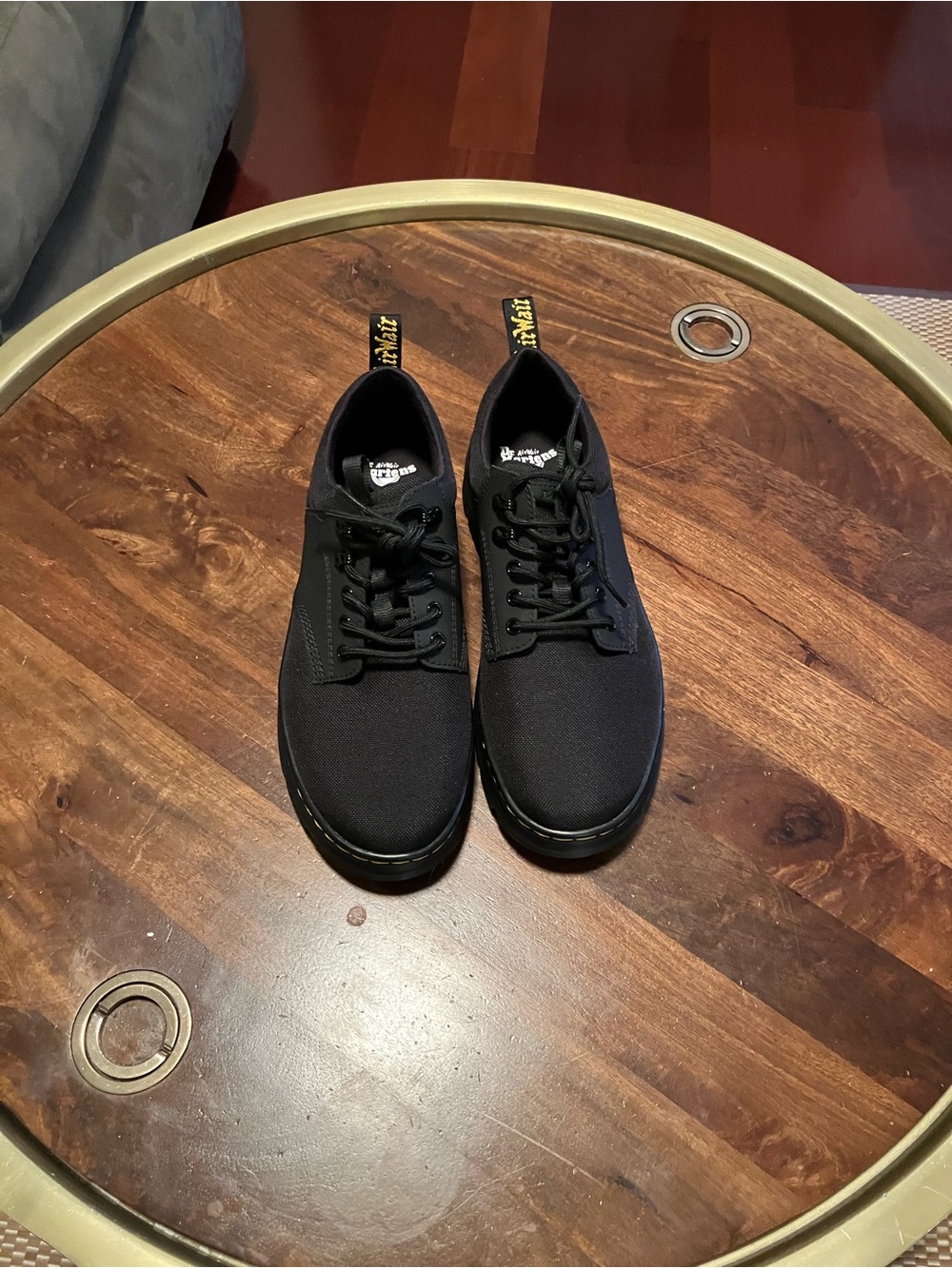 Dr. Martens Reeder Oxford Multi Layer Material Shoes Black Men’s Size 11 Low Top